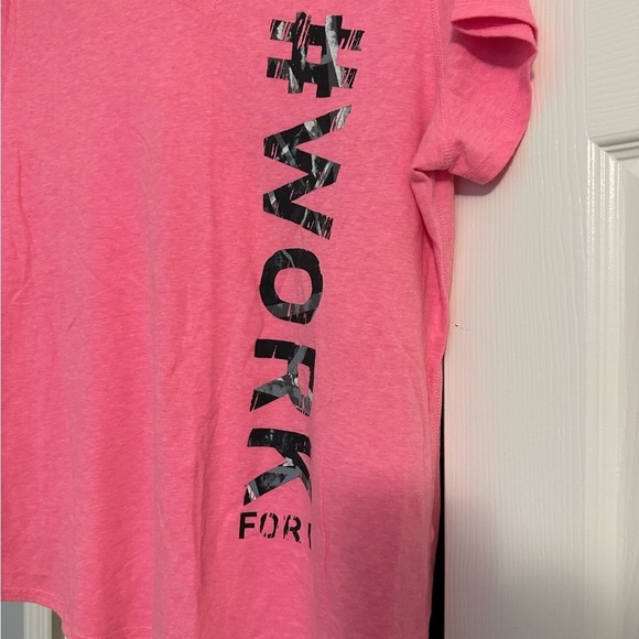 #WORK FOR IT Pink Tee - Picture 8 of 10